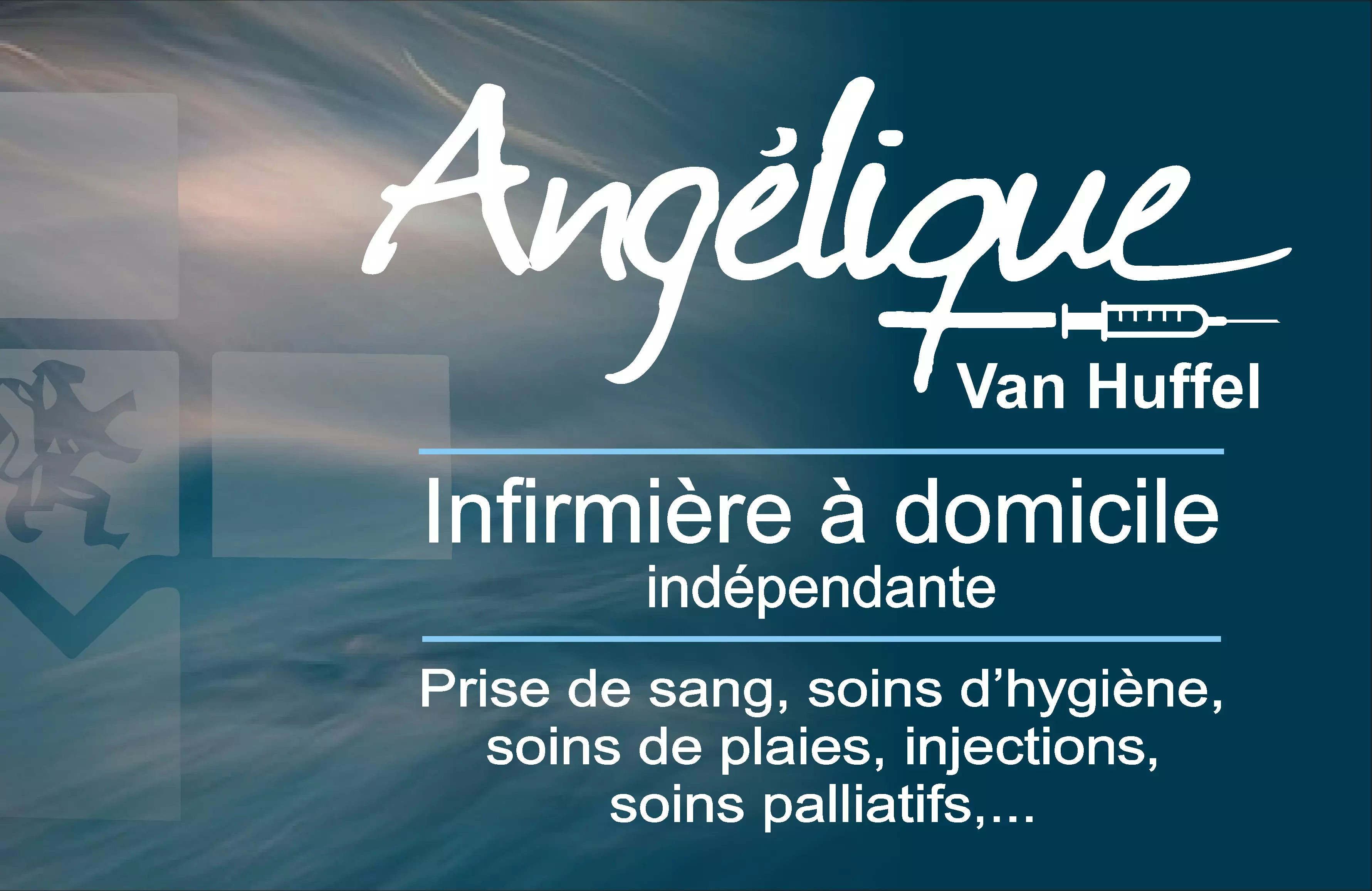 Carte de visite infirmiere Recto