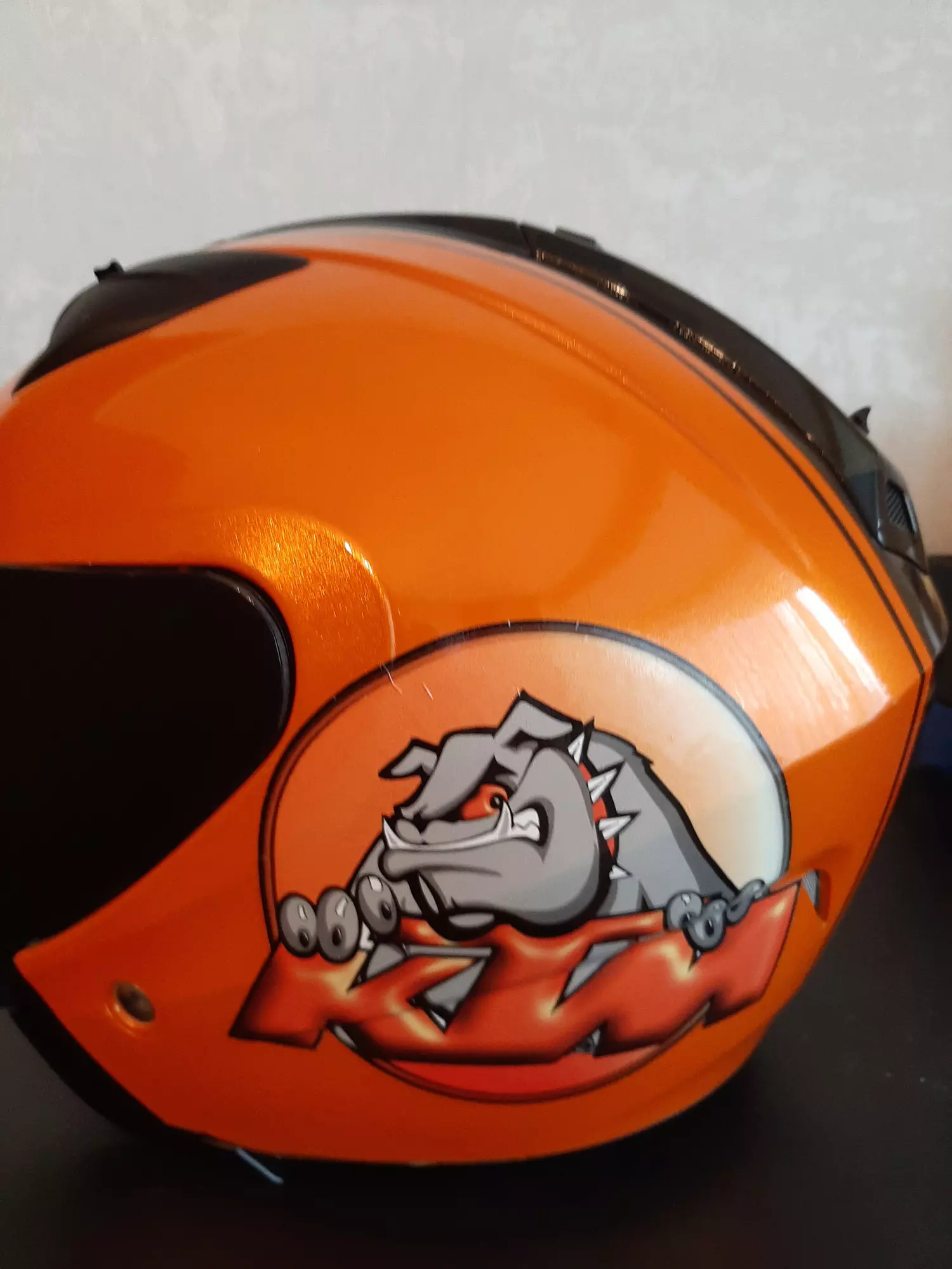 Avant Full Covering Casque Harley Latéral