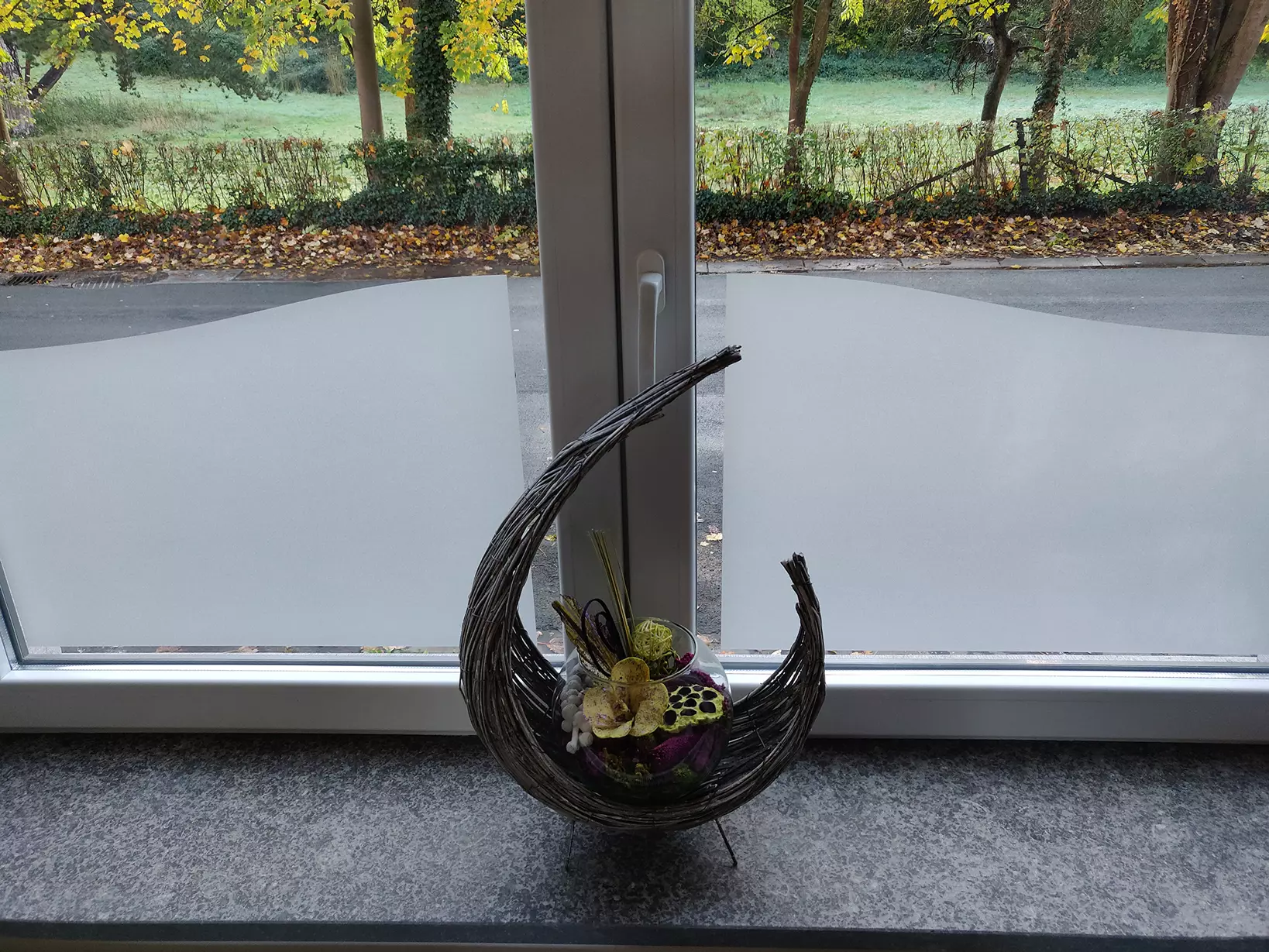 Sablé sur chassis vue intérieure