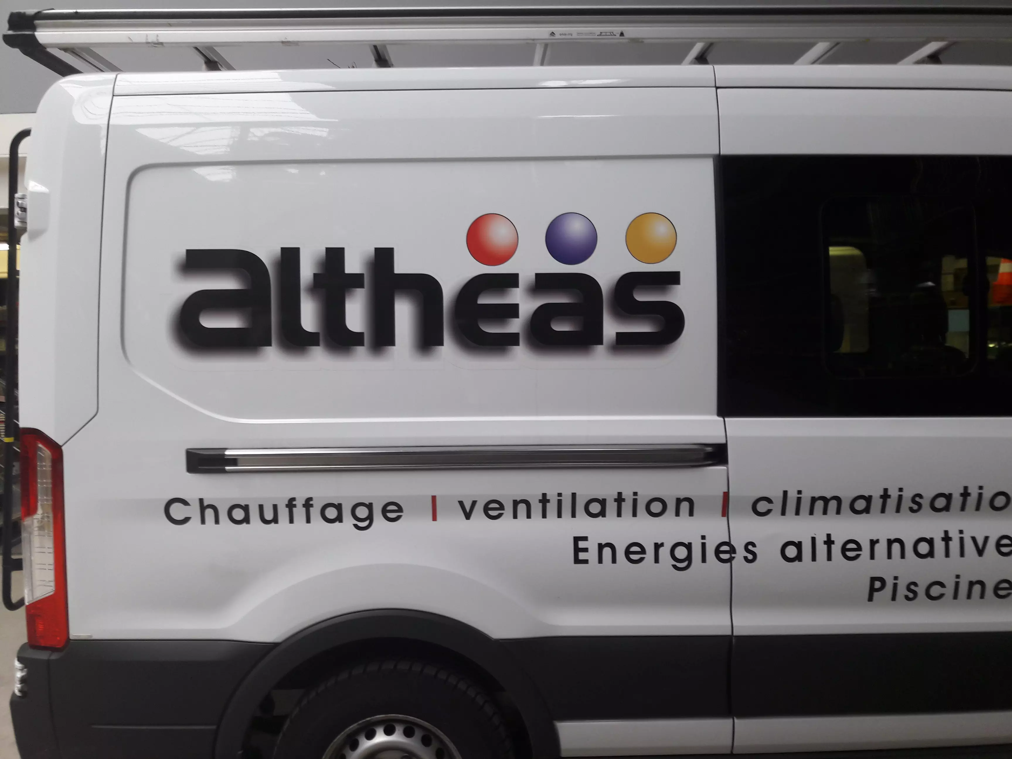 Lettrage Véhicule altheas