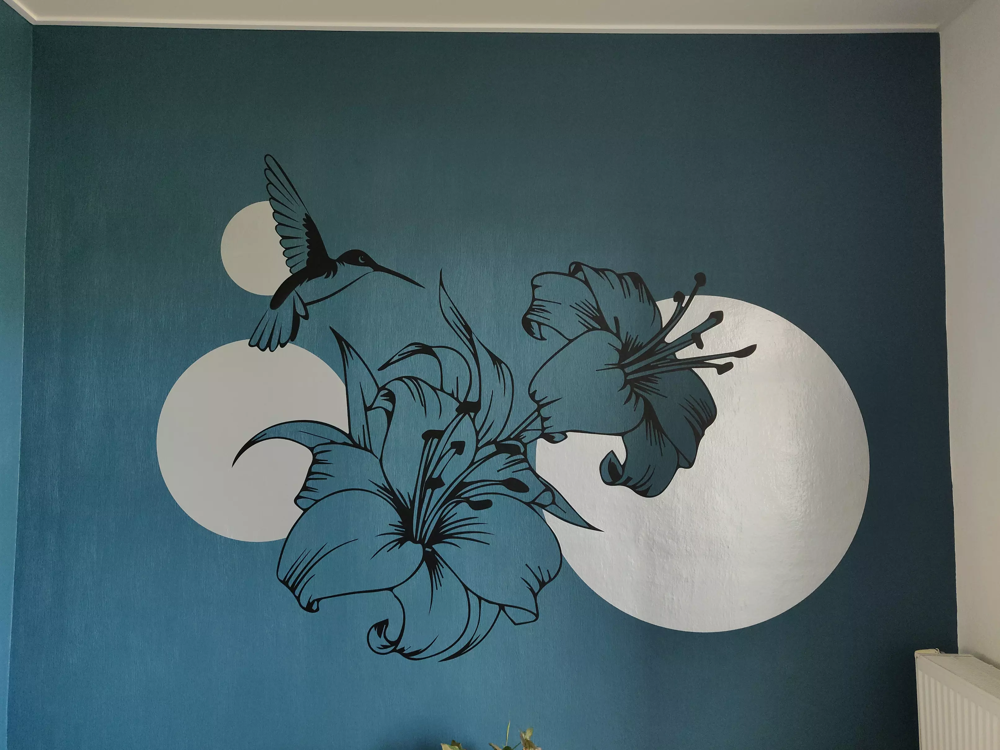 Lettrage vinyl sur mur 3