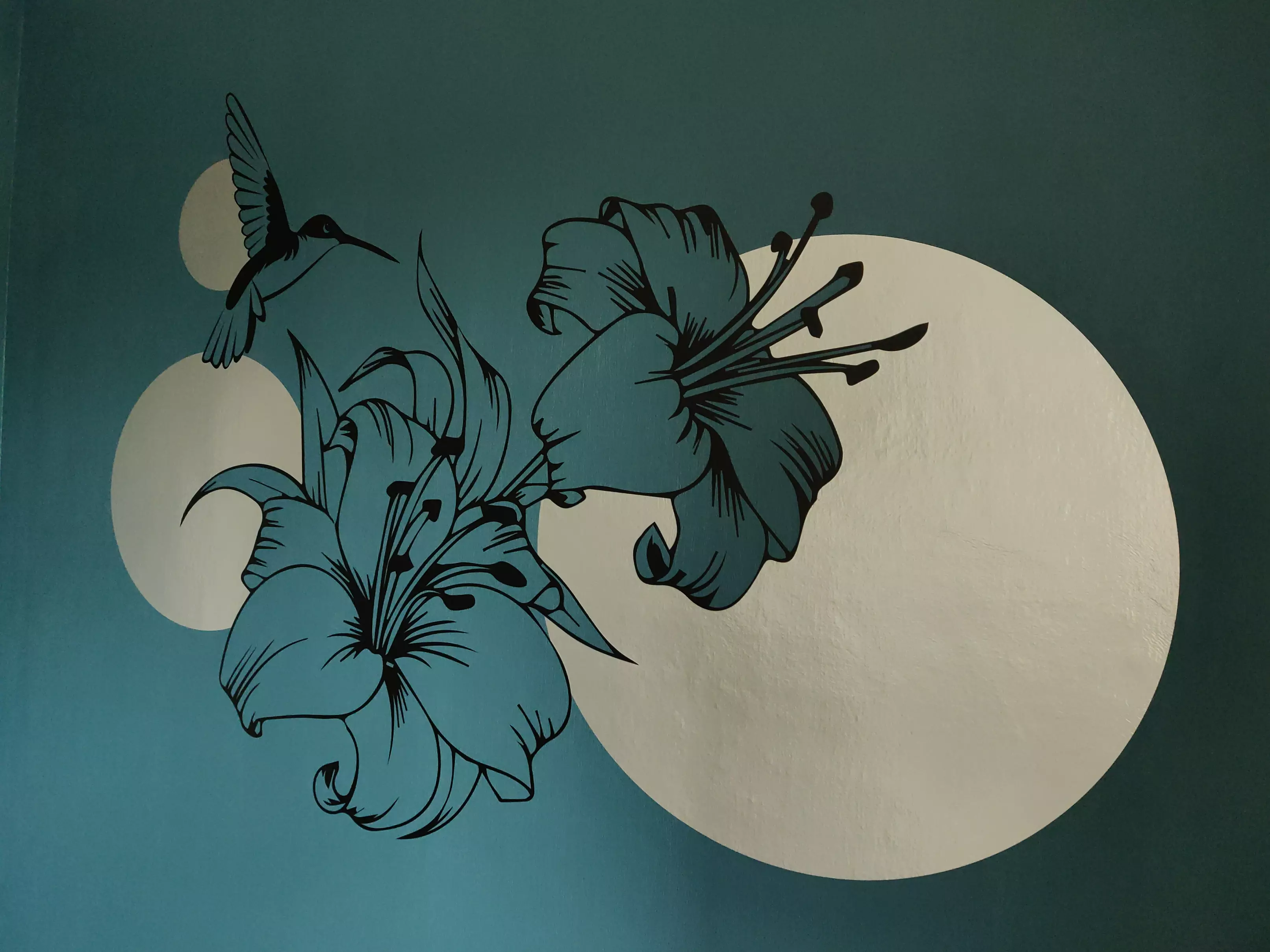 Lettrage vinyl sur mur 4