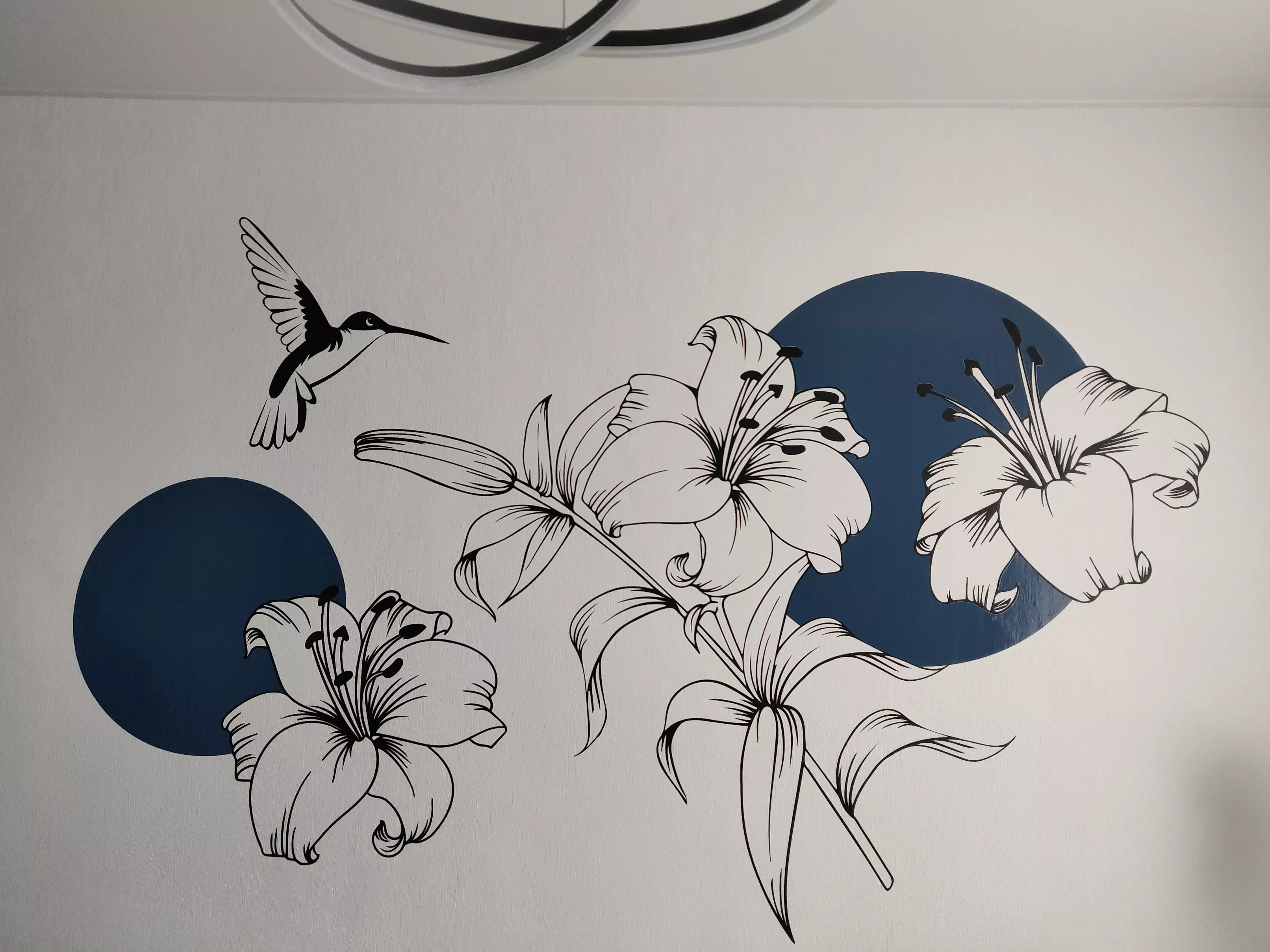 Lettrage vinyl sur mur 1